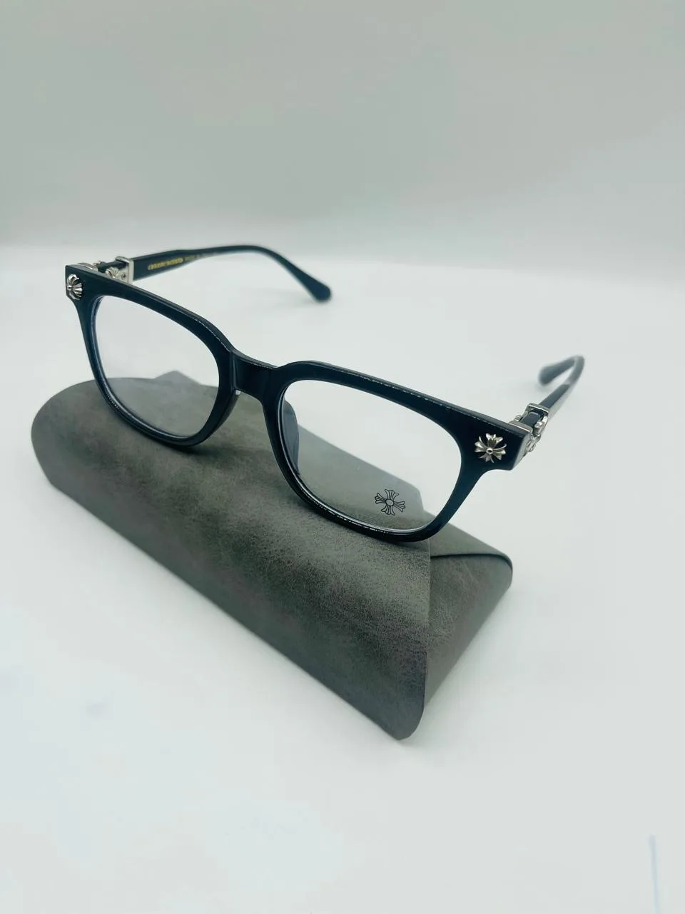 Lunettes de Vue Noires Style Gothique | Monture Épaisse de Luxe