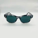 Lunettes de Soleil Ray-Ban Wayfarer Écaille Grise Verres Verts