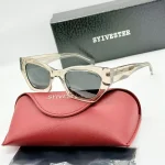 Lunettes de Soleil Cartier Panthère Sans Monture Or Rose Verres Marron